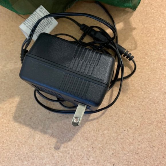 Vintage 2000 12" White Fibre Optic Angle Porcelain Tree Topper Original Box - Picture 10 of 10